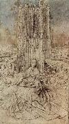 Jan Van Eyck Die Hl. Barbara oil on canvas